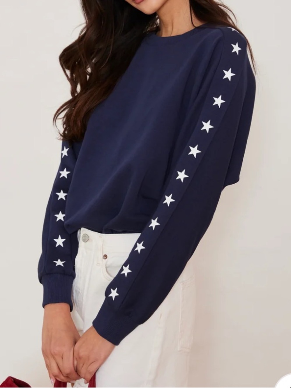 Dudley Stephens French Terry
P'Town Pullover Blue with Stars Size XL